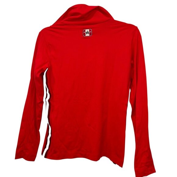 Bogner Sports German Canadian Mountain Sports red quarter zip layer jacket S - Picture 5 of 7
